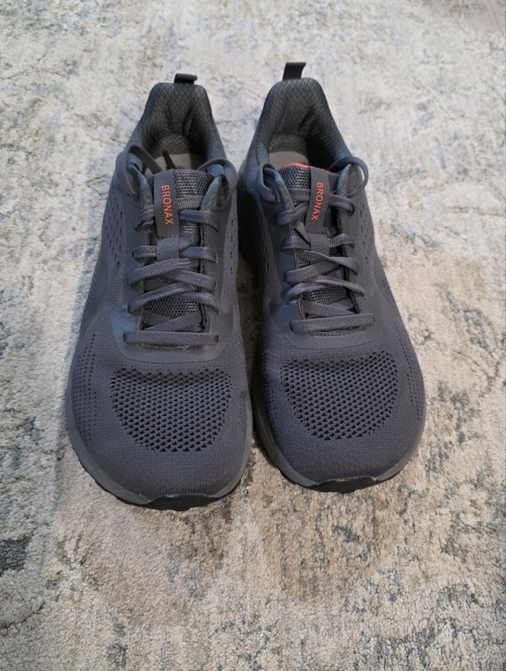 Bronax Men's Dark Gray Athletic Running Shoes
